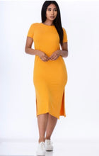 Load image into Gallery viewer, Convenient Dress (Mustard S-M-L &amp; Red S-M-L)