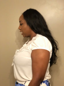 Plus Size white blouse