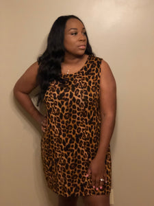 Plus Size Animal Print Dress 2xL & 3xL