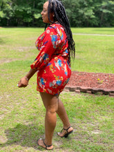 Load image into Gallery viewer, Plus size Tropical Romper (2xL, 3xL)