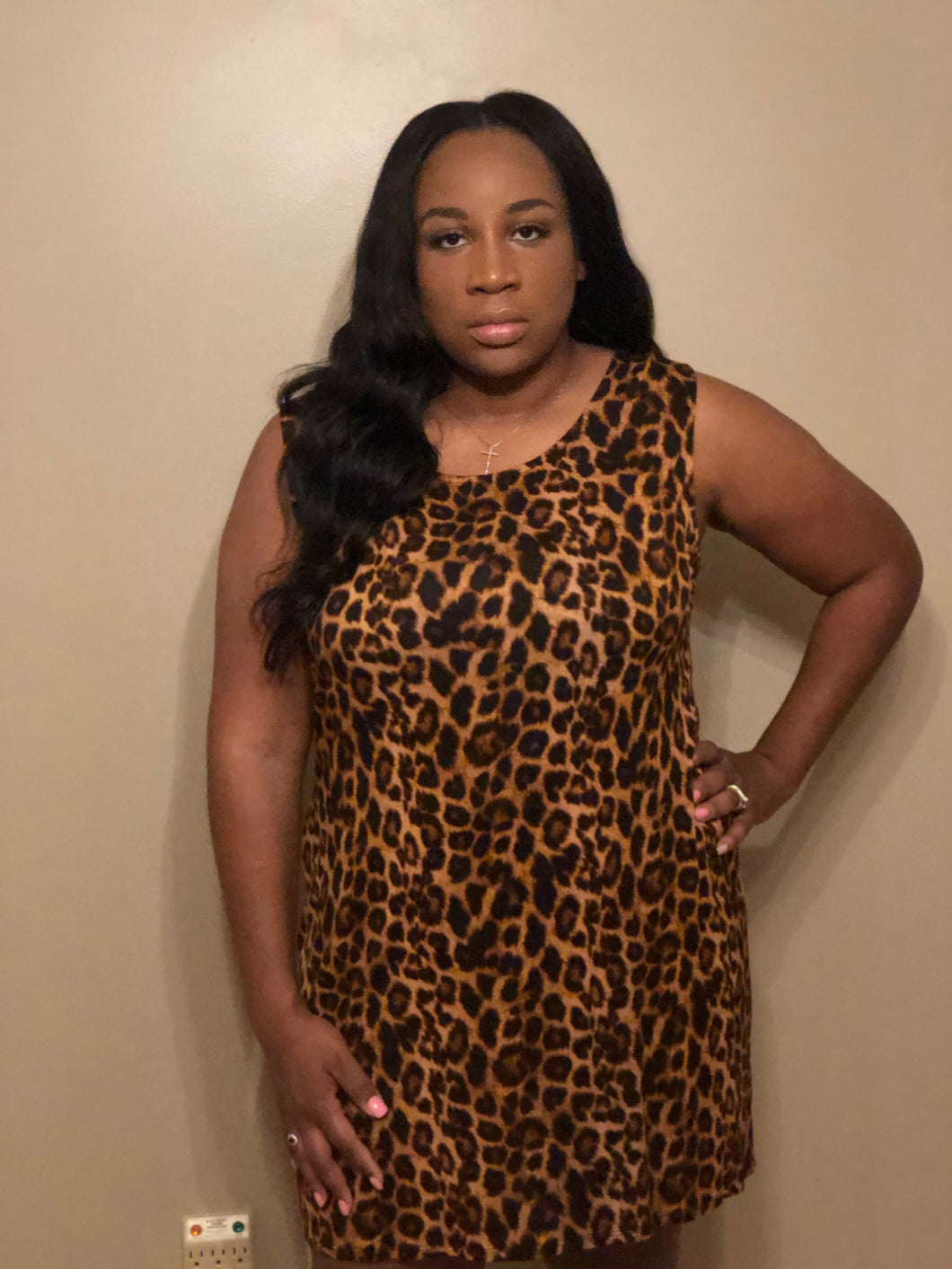 Plus Size Animal Print Dress 2xL & 3xL